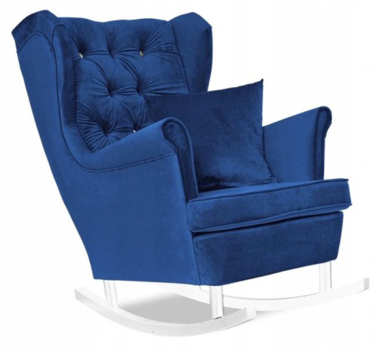 Schaukelsessel Ohrensessel GAJA Royal 22  Wohnzimmersessel  INDIGOBLAU