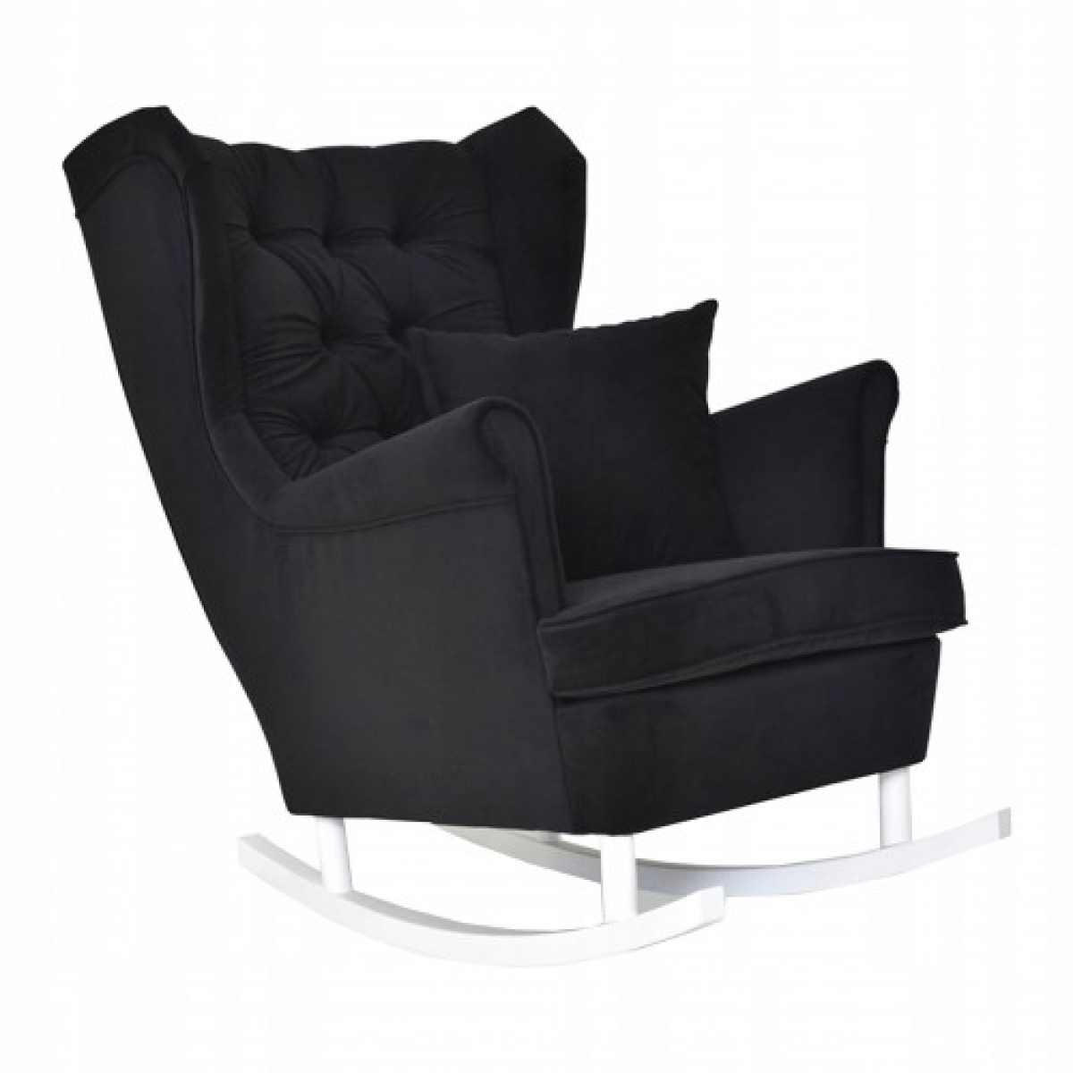 Schaukelsessel GAJA Trinity 16  Wohnzimmersessel  Ohrensessel SCHWARZ