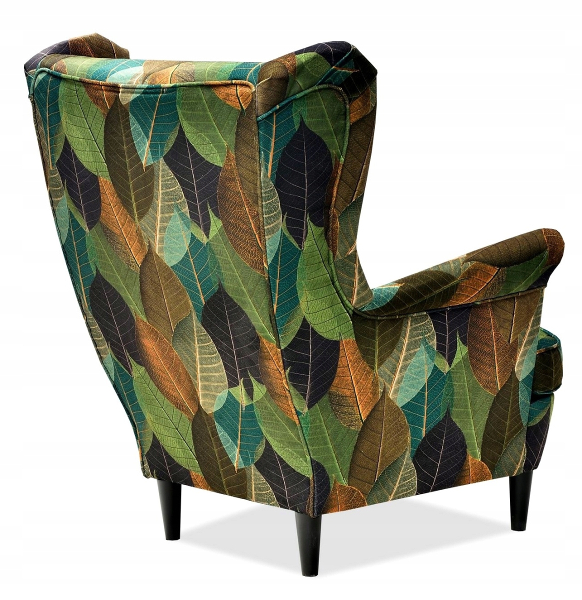 Ohrensessel LEAF 2  Wohnzimmersessel  Blumenmuster