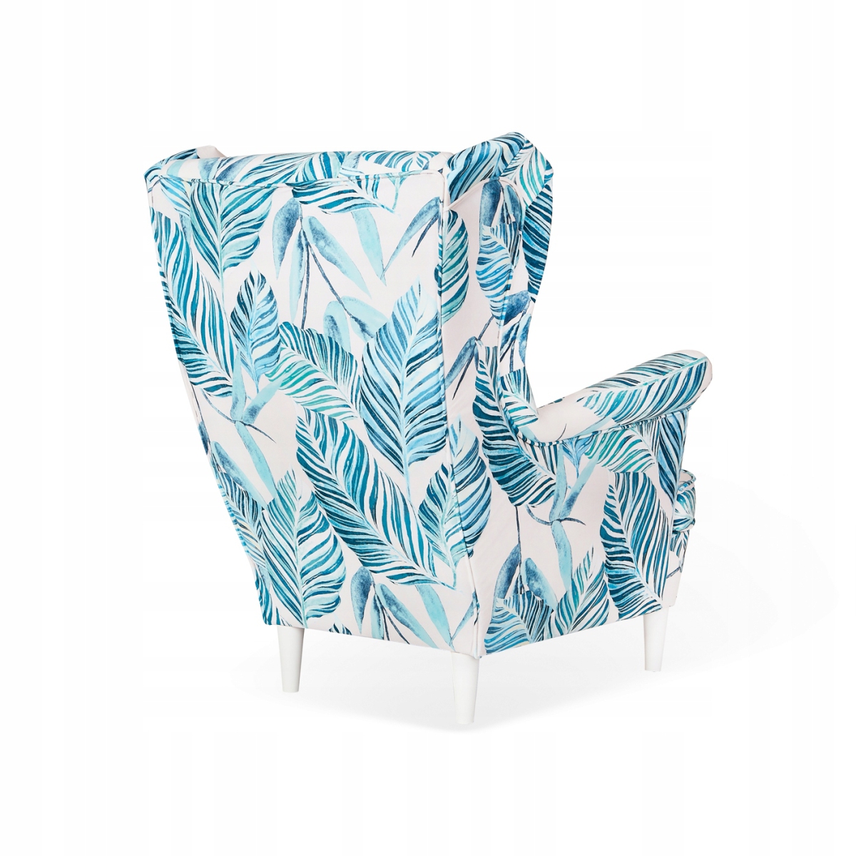 Ohrensessel M 114 mit Hocker Wohnzimmersessel Blumenmuster