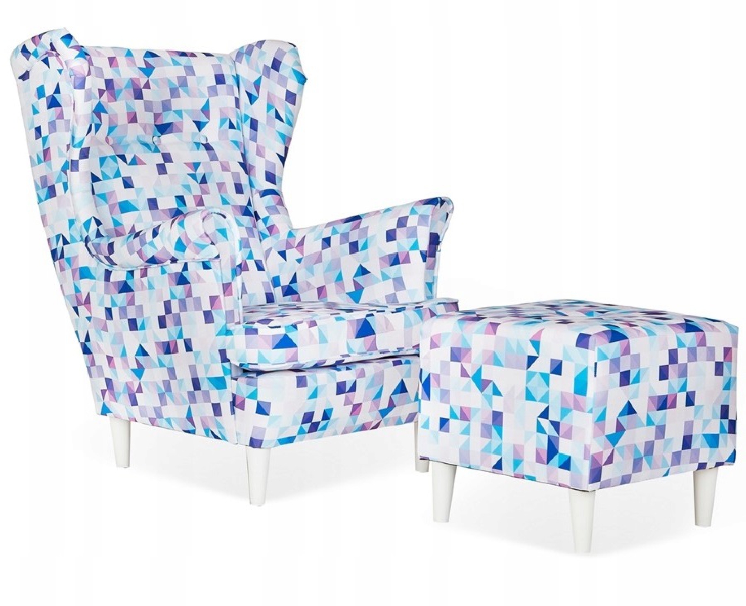Ohrensessel M 51 mit Hocker Wohnzimmersessel