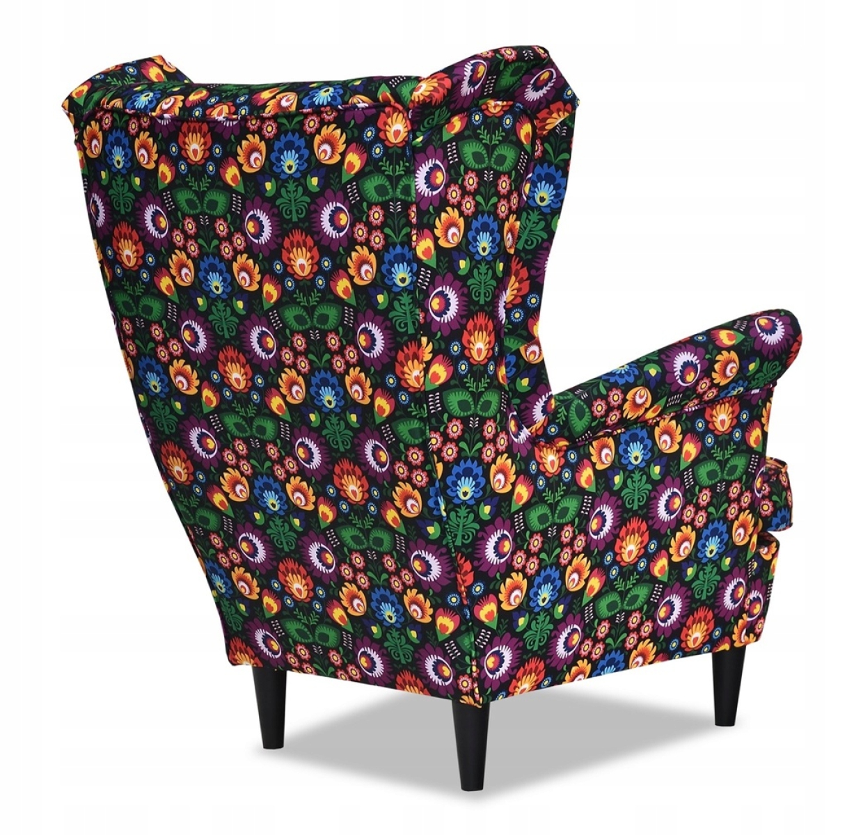 Ohrensessel M 77 Wohnzimmersessel  Blumenmuster
