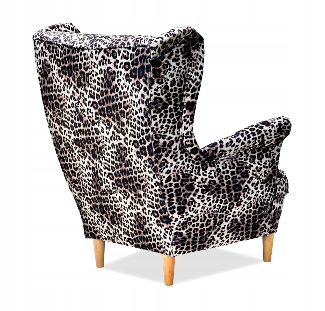 Ohrensessel Panthera 1 mit Hocker Wohnzimmersessel Animal