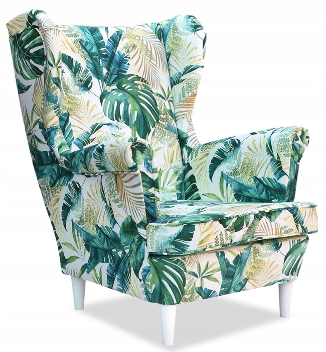 Ohrensessel POLY 1 Wohnzimmersessel Sessel  Blumenmuster