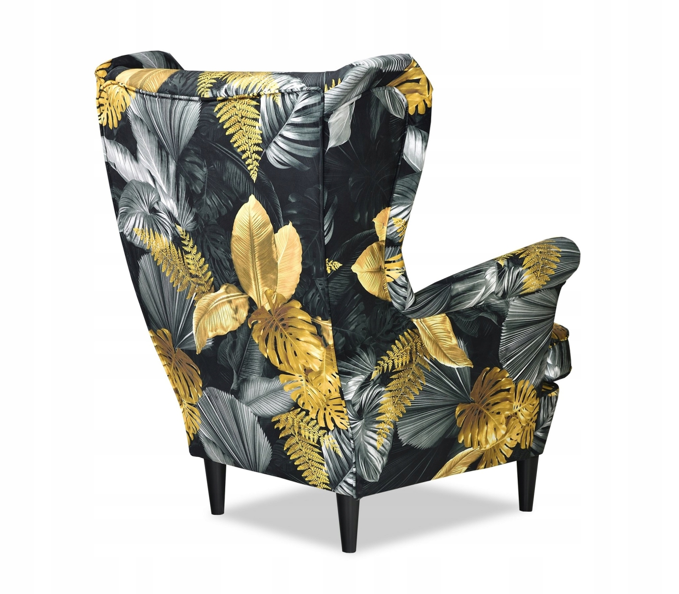 Ohrensessel Poly 3 Wohnzimmersessel  Blumenmuster