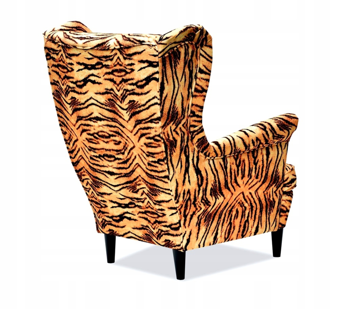 Ohrensessel Tiger mit Hocker Wohnzimmersessel  Animal