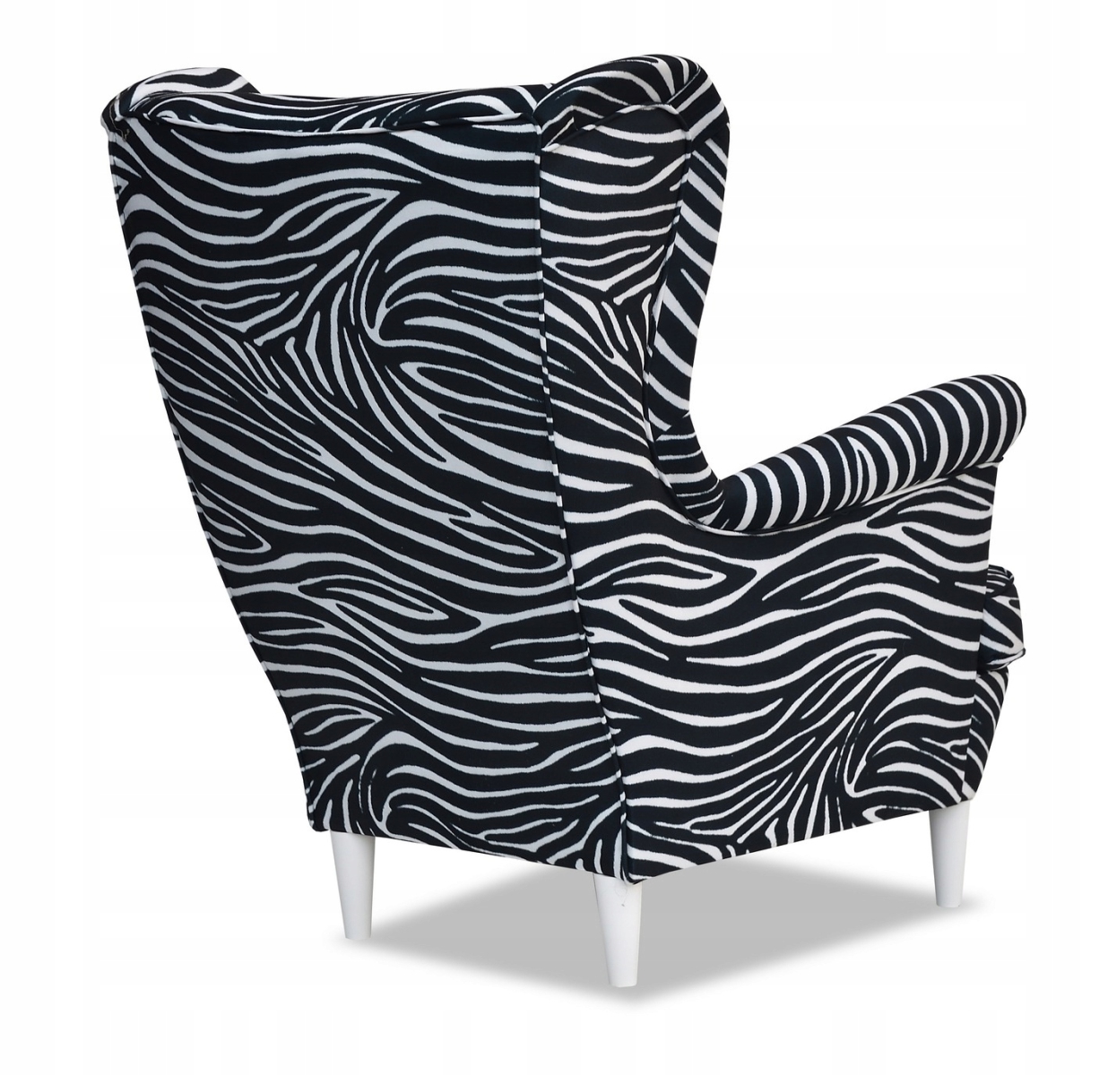 Ohrensessel ZEBRA mit Hocker Wohnzimmersessel  Animal