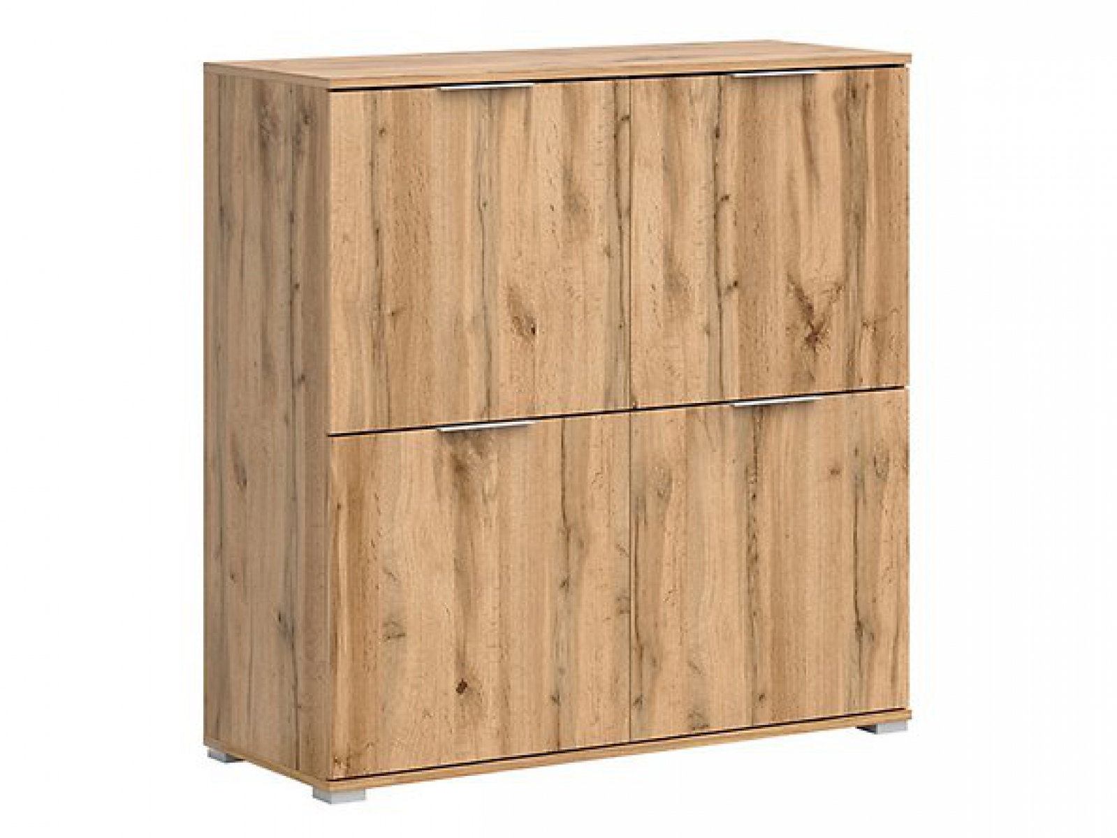 Highboard Zele Sideboard 104 cm Wotan Eiche Modern Design Anrichte