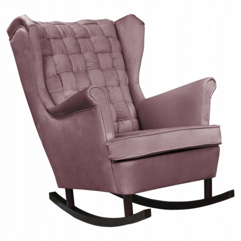 Schaukelsessel CAROL Monolith 62 Ohrensessel Wohnzimmersessel Lila