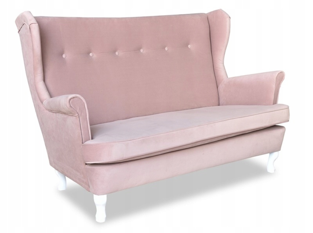 2-Sitzer-Sofa Ari Trinity 19 Velours Hellrosa